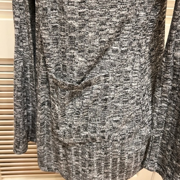 Art Class Open Front Cardigan with Pockets in Grey, Size XLarge (14/16) - Picture 12 of 17